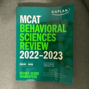 NEW Kaplan MCAT Behavioral Sciences Review 2022-23